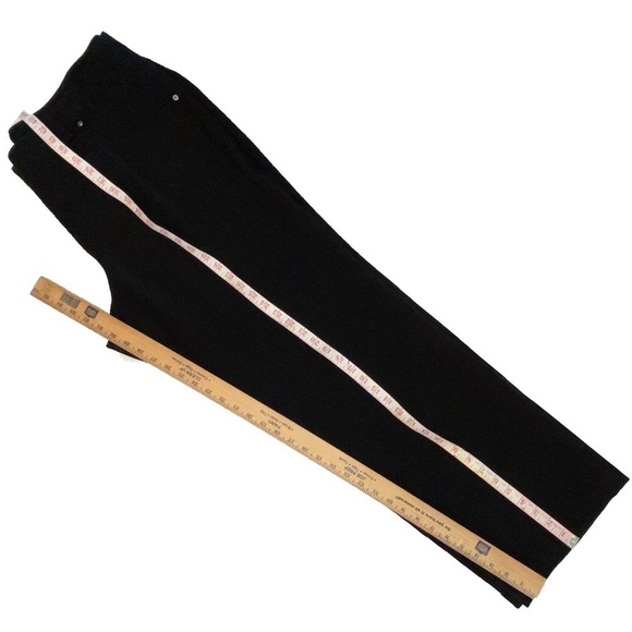 Rafaella Black Curvy Loose Fit Stretch Office Pants with Jean Style Size 20W - Picture 6 of 6